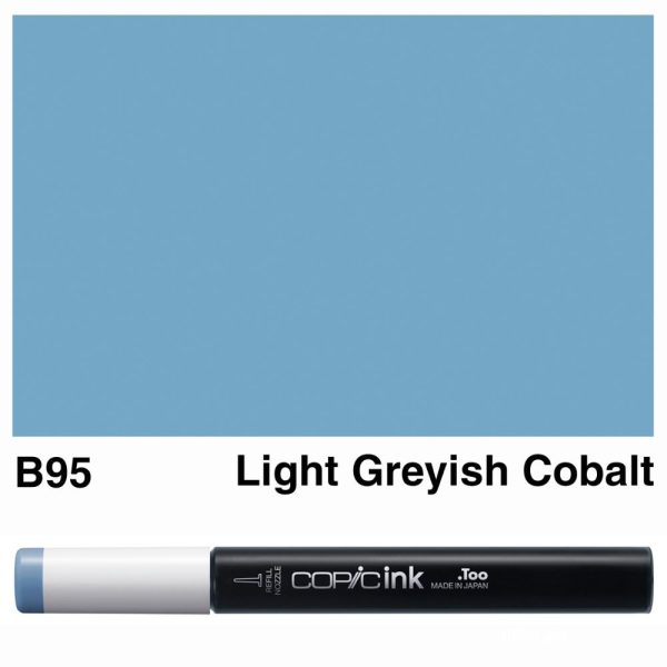 Copic Ink B95 Light Greyish Cobalt