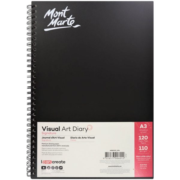 Mont Marte Visual Art Diary A3 120page