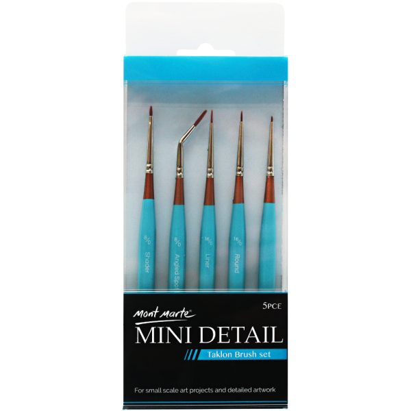 Mont Marte Mini Detail Brush Set 5pc