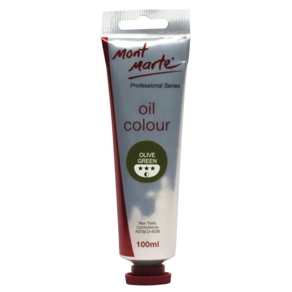 Mont Marte Oil Paint 100mls - Olive Green