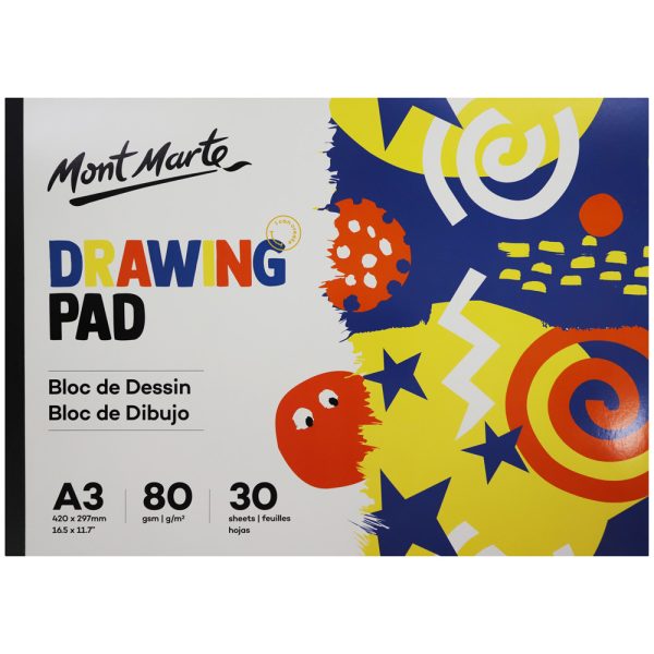 Mont Marte Drawing Pad A3 30 Sheets