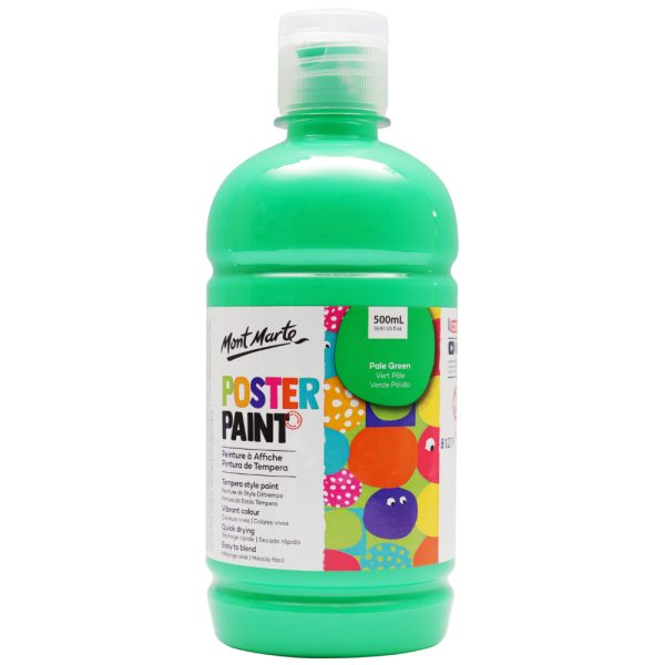 Mont Marte Poster Paint 500ml - Pale Green