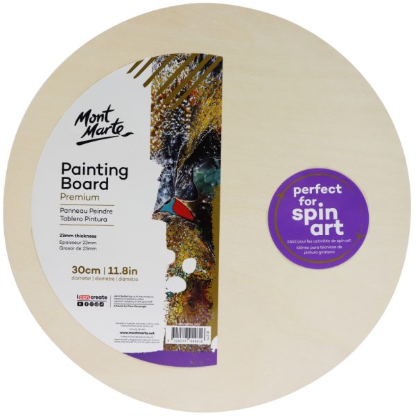 Mont Marte Painting Board Round 30cm