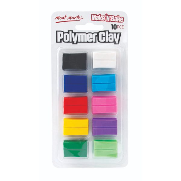 Mont Marte Make n Bake Polymer Clay 10pc