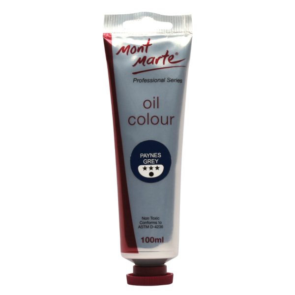 Mont Marte Oil Paint 100mls - Paynes Grey