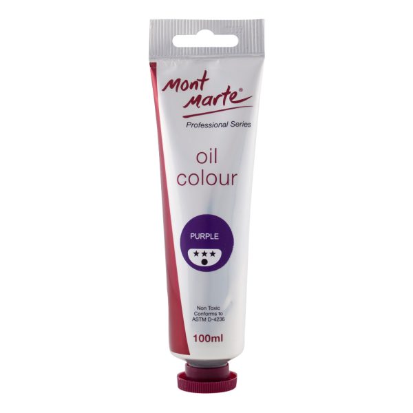 Mont Marte Oil Paint 100mls - Purple