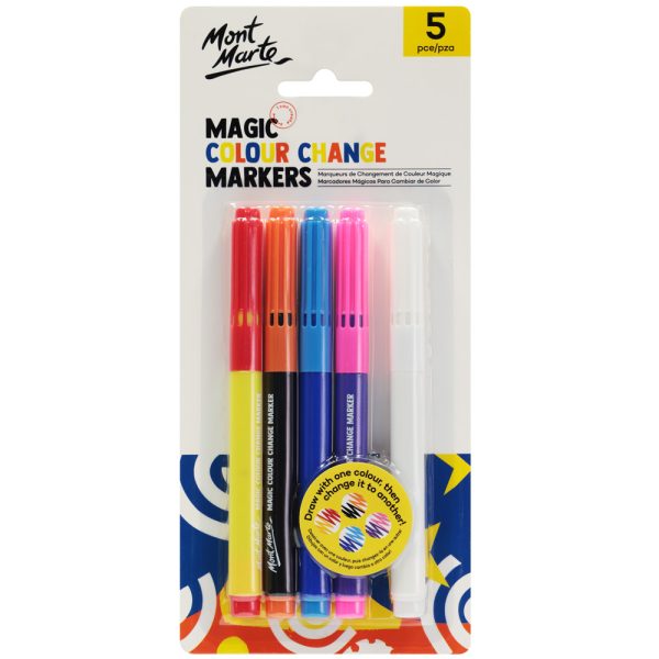 Mont Marte Magic Colour Change Markers 5pc