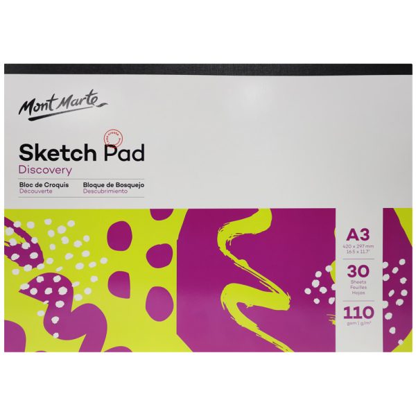 Mont Marte Sketch Pad A3 30 Sheets