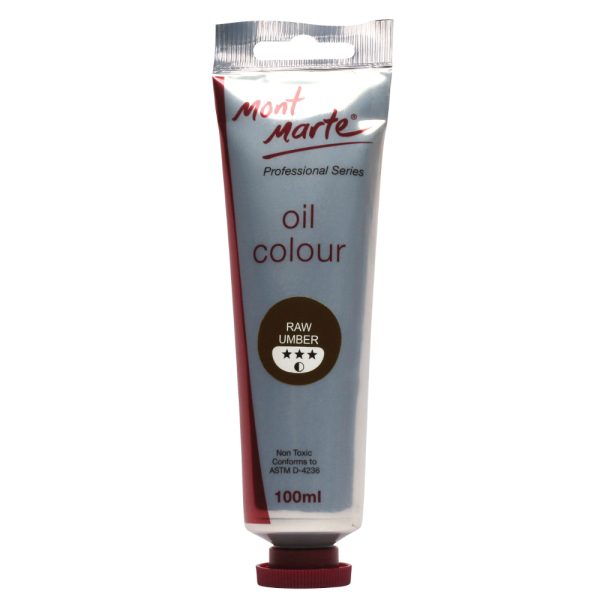 Mont Marte Oil Paint 100mls - Raw Umber
