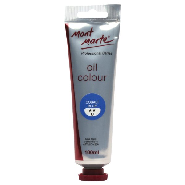 Mont Marte Oil Paint 100mls - Cobalt Blue