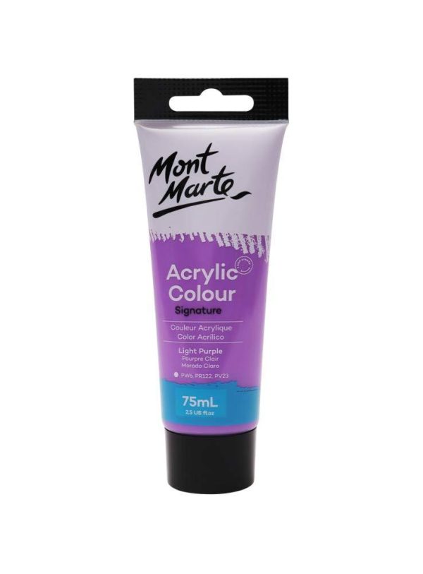 Mont Marte Signature Acrylic Paint 75ml Tube - Light Purple