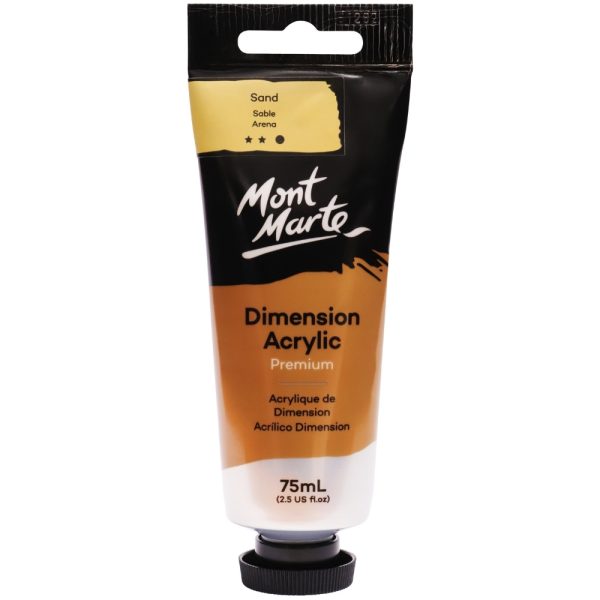 Mont Marte Dimension Acrylic Paint 75ml Tube - Sand