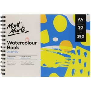 Mont Marte Watercolour Book A4 (30 Sheets, 190gsm)