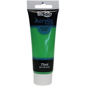 Mont Marte Signature Acrylic Paint 75ml Tube - Monastral Green